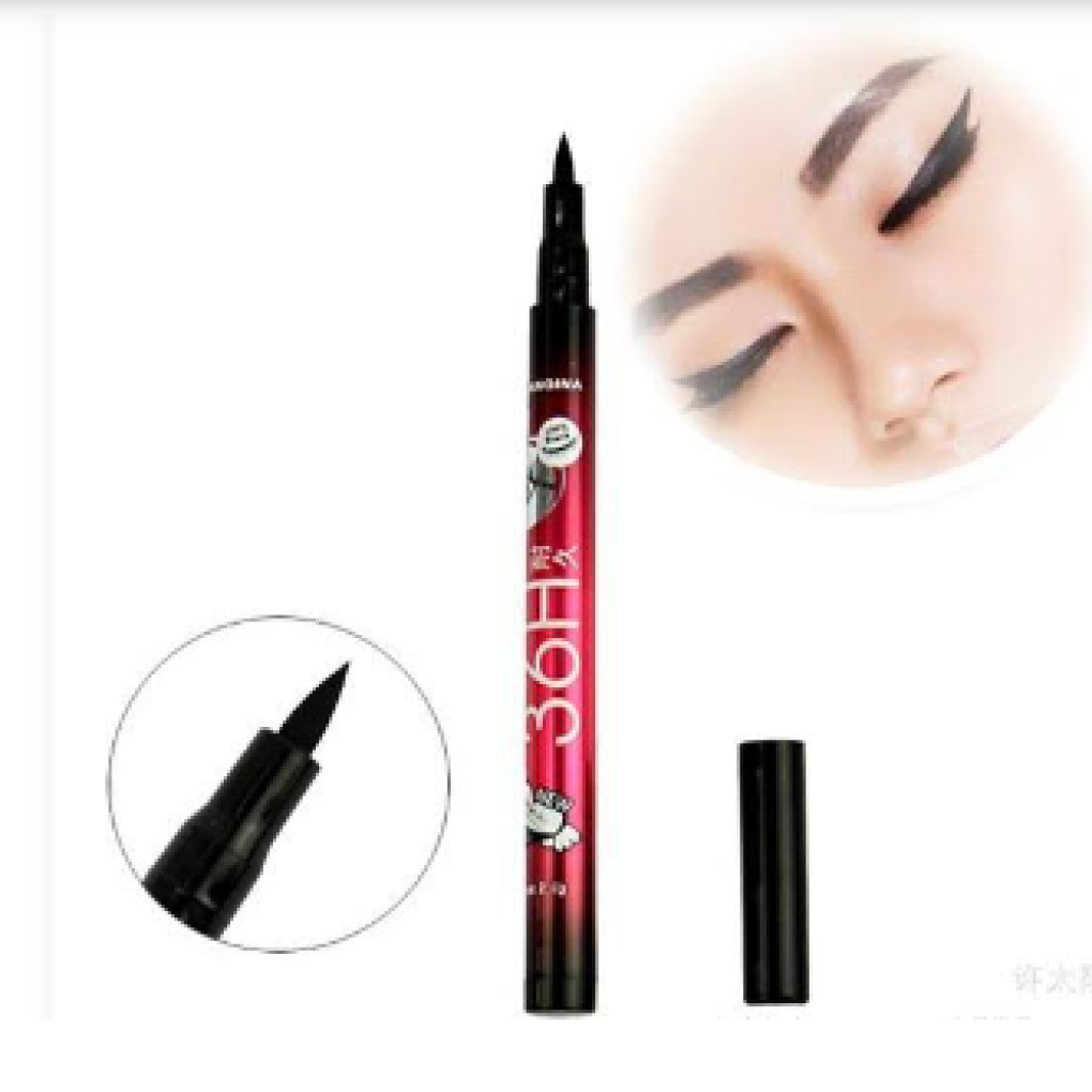 36h Black Eyeliner Pencil Long Lasting Waterproof Liquid Eyeliner Pen Natural Eye Liner Makeup mauj.pk
