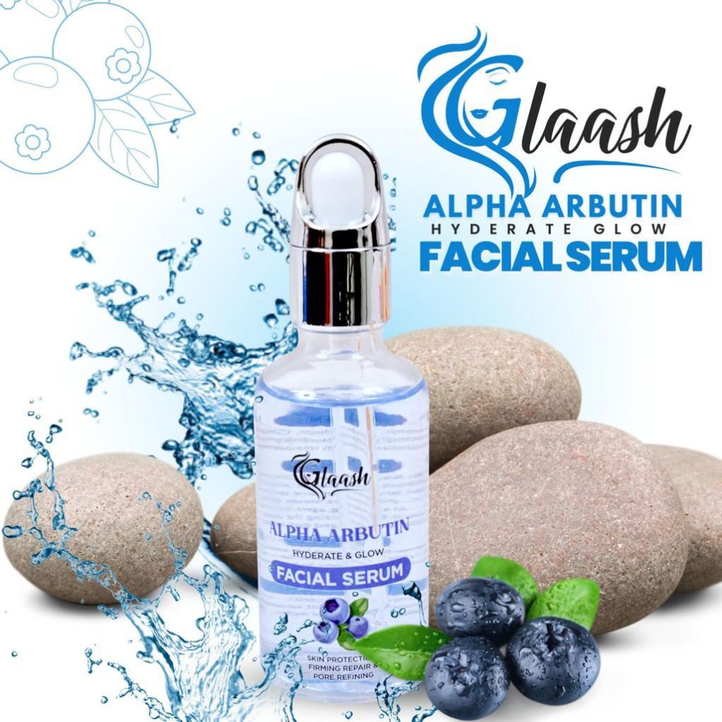 Glaash Alpha Arbutin Hydrate & Glow Facial Serum 50ml