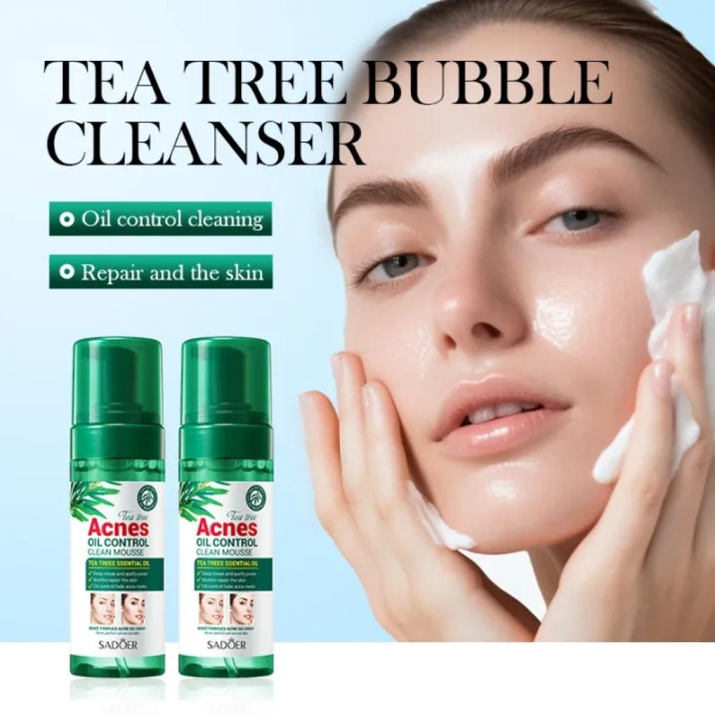 Sadoer Acnes Tea Tree Mousse Facial Cleanser